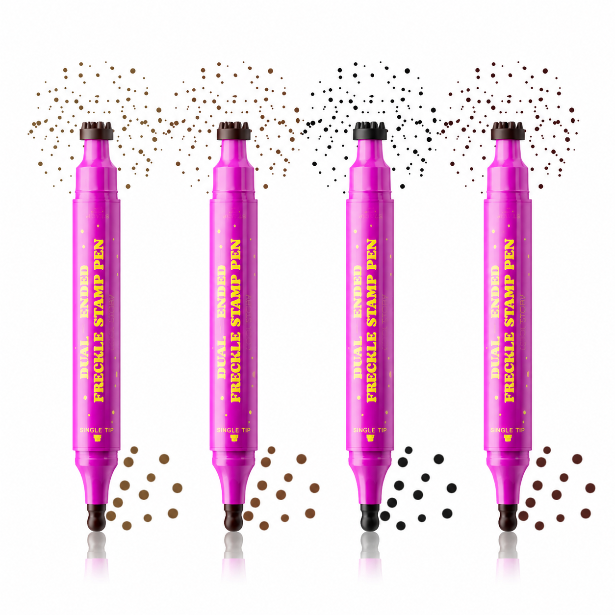 Waterproof • Sweatproof • 4 Natural Shades • Instant freckles that look real, last all day.