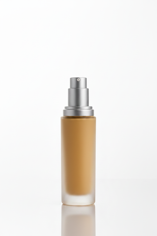 Variant 1 – Ivory Beige frosted glass pump foundation