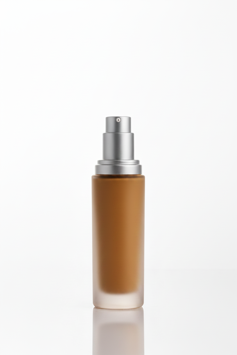 Variant 2 – Warm Tan frosted glass pump foundation