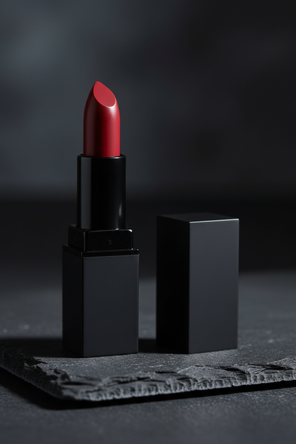 Matte Black Square Tube Lipstick